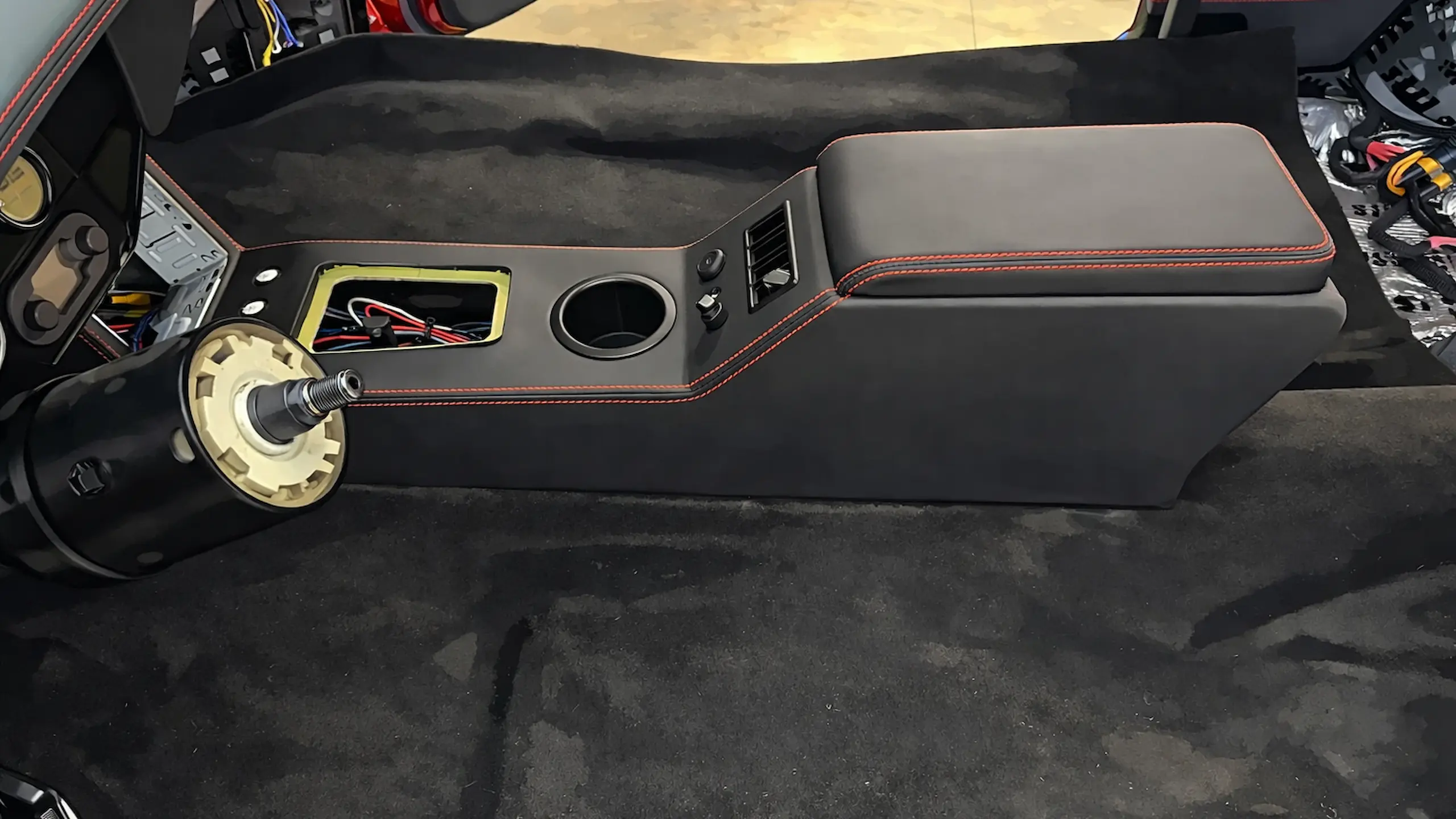 Custom classic car interior consultation